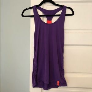 Purple Racerback Athletic Tee